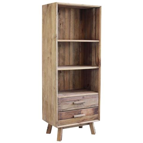 Libreria In Legno Di Pino A 3 Ripiani Con 2 Cassetti Linea Classic - Foto 1