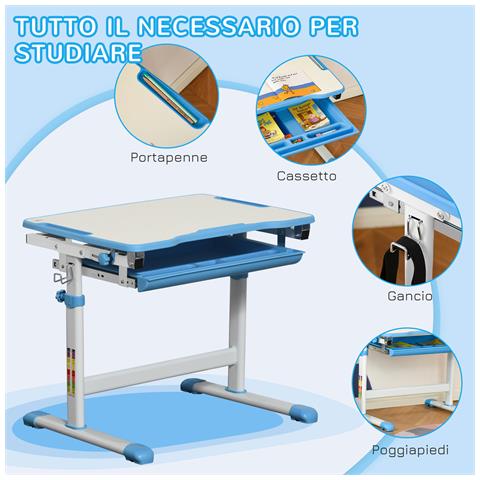 Mobile Multiuso Per Ufficio Porta Stampante Con 5 Ruote E Ripiano Regolabile, 77x40x73cm - Legno - Foto 2