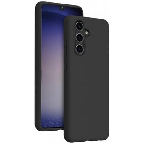 Cover Per Samsung Galaxy S24 Silicone Soft-touch Antishock, Nero - Foto 1