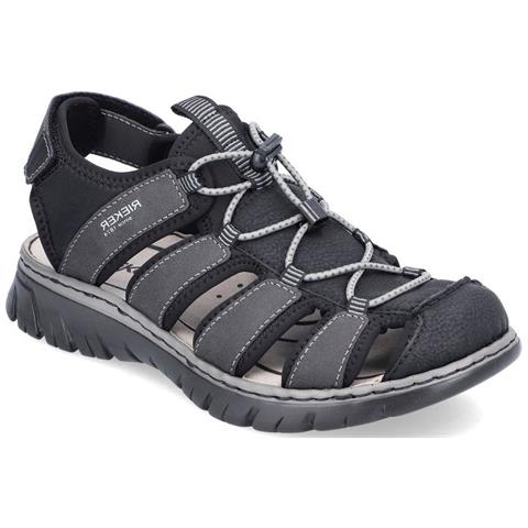 Casual Part-open Sandali Sintetico E Tessile Scarpe Uomo Nero Eu 43, 26770-00 - Foto 1