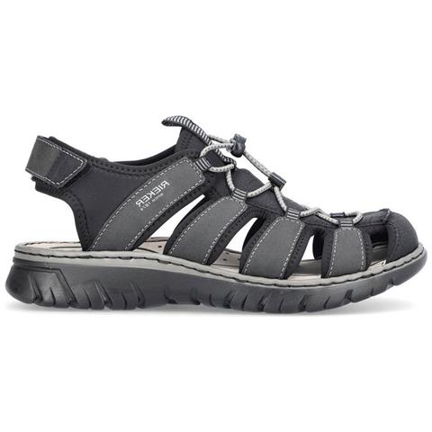 Casual Part-open Sandali Sintetico E Tessile Scarpe Uomo Nero Eu 43, 26770-00 - Foto 2