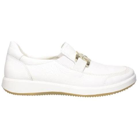 Roma Loafers Mocassino Pelle Scarpe Donna Bianco Eu 37, 12-23911-04 - Foto 2