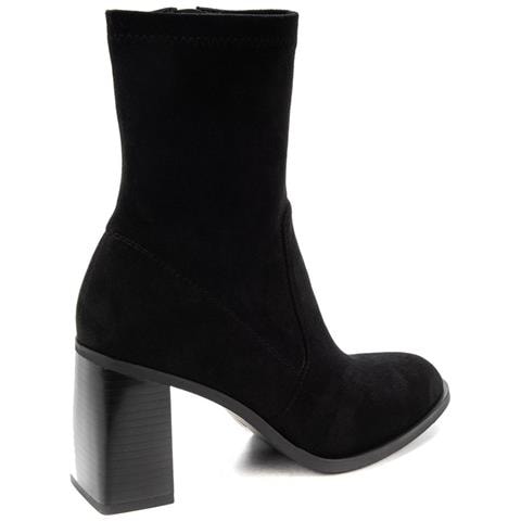 Semi-height Boots Stivaletti Pelle Scamosciata /nabuk Scarpe Donna Nero Eu 39, 938059/04-01 - Foto 3