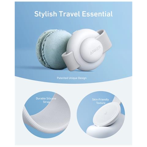 B25M8H21 Caricabatterie per dispositivi mobili Cuffie, Auricolare, Smartphone, Orologio intelligente Bianco Carica wireless Ricarica rapida Interno - Foto 3