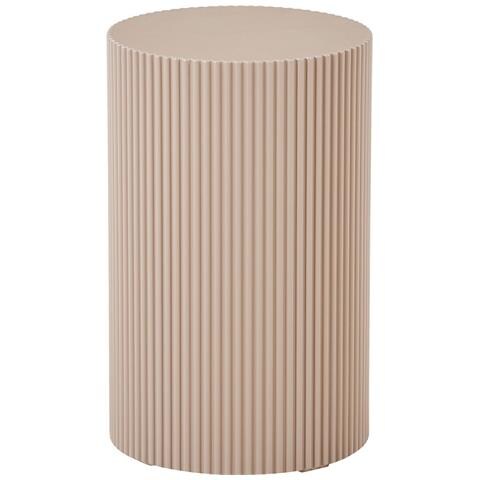 Tavolino Farense - Beige - Mdf - 30x30x50 Cm - Foto 1
