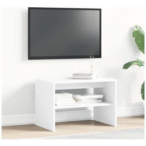 Mobile Porta Tv Bianco 60x40x40 Cm In Legno Multistrato - Foto 3