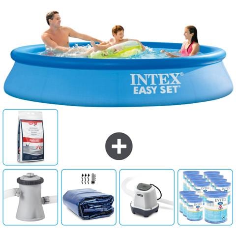 Piscina Fuori Terra - In Giro - 305x305x61 Cm - Blu - Include Accessori Coordinati Cb56 - Foto 1
