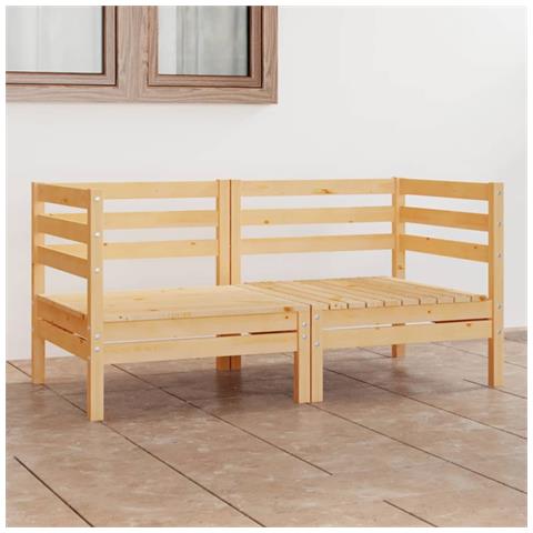 Lusso Casadino -  Divano Da Giardino A 2 Posti In Massello Di Pino - Foto 7