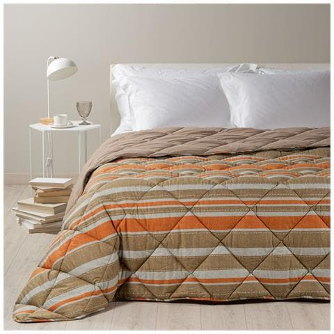 Trapunta New Generation Sky Blu In Cotone Colore Marrone Misura Singolo - Foto 1