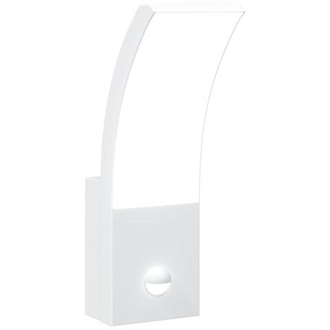 Applique con LED e Sensore Bianca in Alluminio Pressofuso - Foto 1