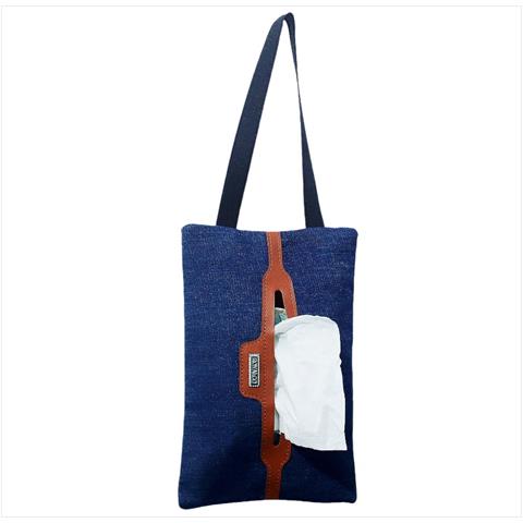 Elegante Porta Fazzoletti Da Auto In Denim - Pratico E Creativo - Foto 3