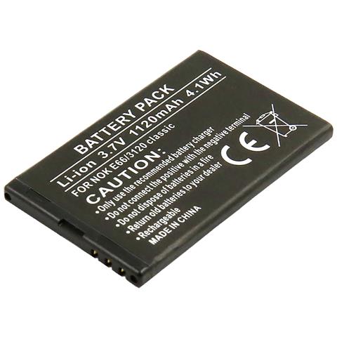 Batteria Sostitutiva Per Nokia E66 / 3120 Classic Li-ion 3,7v 1120mah - Foto 1