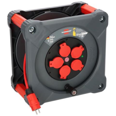 9201500210 bobina avvolgicavo 5 presa (e) AC 50 m - Foto 1