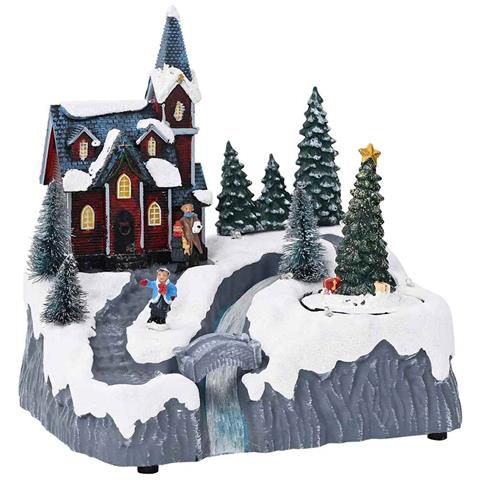 Villaggio di Natale Multicolore 20.5 x 17 x 21 cm Plastica - Foto 1