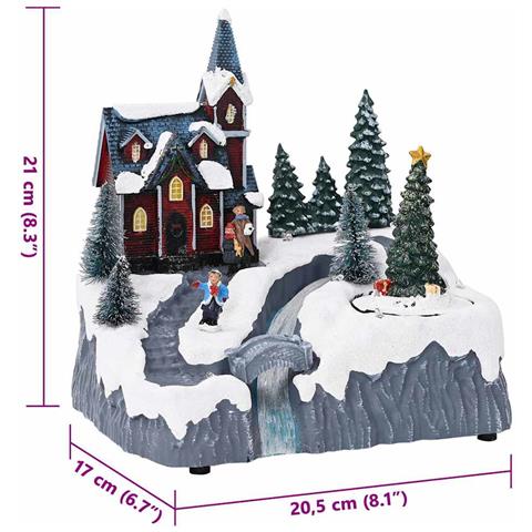 Villaggio di Natale Multicolore 20.5 x 17 x 21 cm Plastica - Foto 9