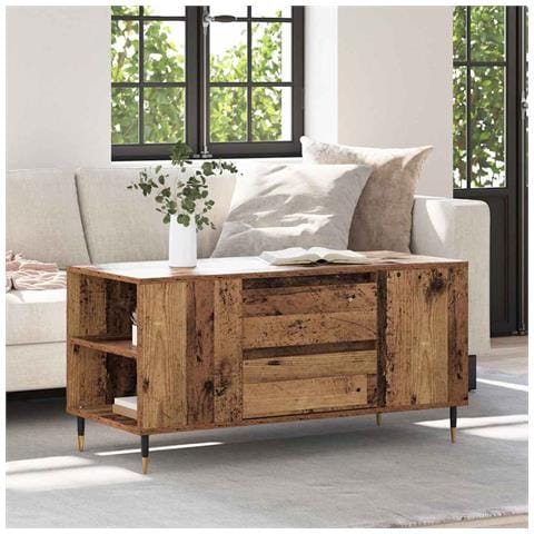 Tavolino da salotto Legno vecchio 102 x 44.5 x 50 cm - Foto 2