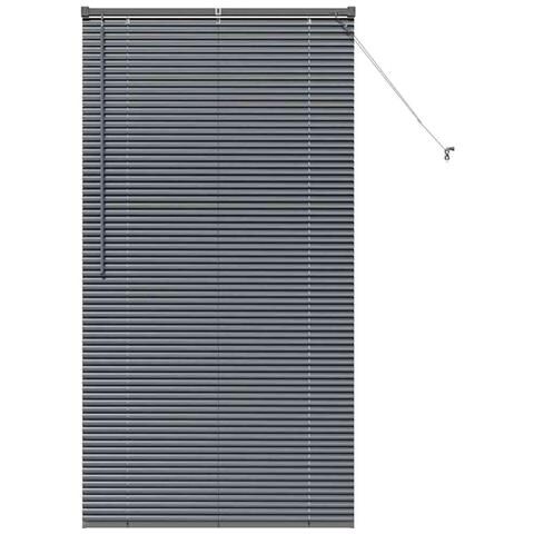 Tenda per Finestra con tende Manuale Grigio scuro Alluminio - Foto 1