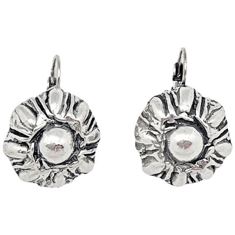 Orecchino A Forma Di Fiore Tartaro In Argento Placcato - Foto 2