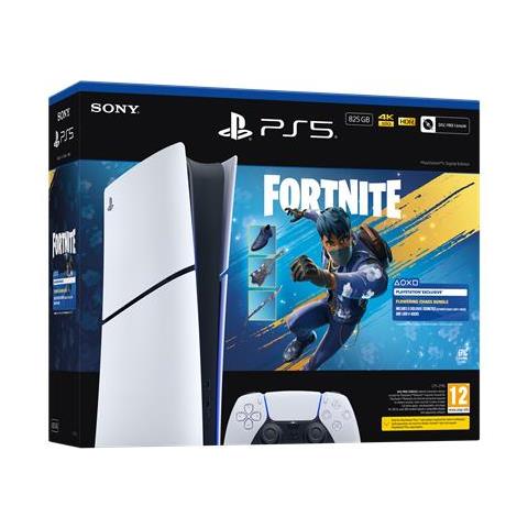 PlayStation 5 Digital Edition - Fortnite Flowering Chaos Bundle 825 GB Wi-Fi Nero, Bianco - Foto 1