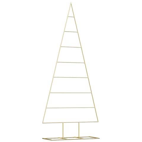 Albero di Natale in metallo con supporto Oro 180 cm - Foto 1