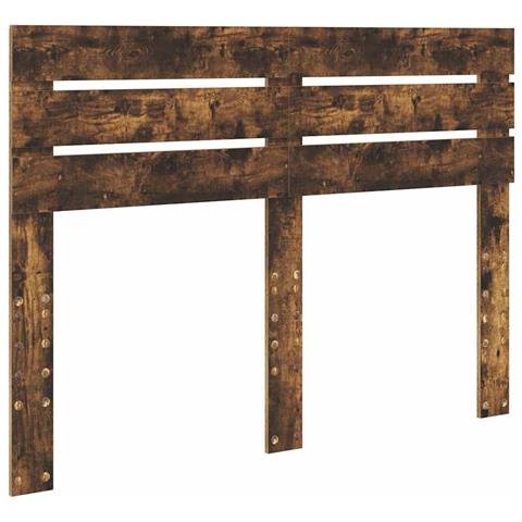 Testiera con testiera Rovere fumé 150 cm Legno multistrato - Foto 1