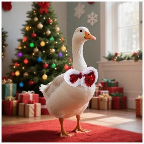 (confezione Da 2) Collare Decorativo Natalizio Per Animali Domestici - Fiocco Elastico Per Piccoli Animali - Foto 5