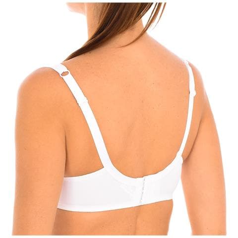 Il Reggiseno Senza Ferretto In Microfibra E Cotone 04h21 Da Donna Offre Comfort E Una Vestibilità Naturale Per Tutto Il Giorno - Foto 3