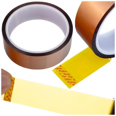 Nastro Kapton 60mm X 30m - Alta Resistenza Termica 240°c | Spessore 0,05mm, Adesivo Silicone | Protezione Elettronica - Foto 1