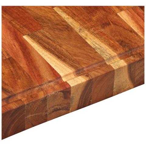 Tagliere 42x30x4 cm in Legno Massello di Acacia - Foto 9