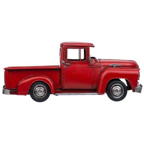 Furgone In Metallo Rosso 28x12x12h - Foto 2