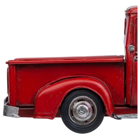 Furgone In Metallo Rosso 28x12x12h - Foto 8