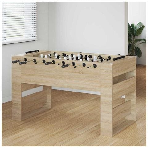 Tavolo da Foosball Rovere Sonoma 146,5 x 74 x 85 cm - Foto 2