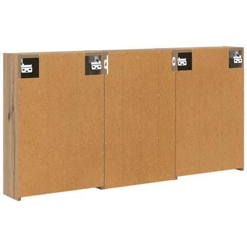 Set di Armadi da Bagno con lo scaffale 3 pcs 126 x 16 x 62.5 cm - Foto 9
