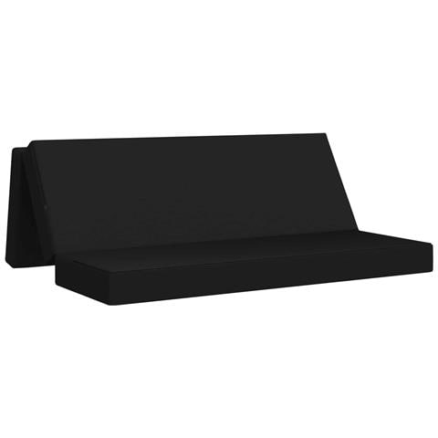 Divano Letto Pieghevole 180 x 67 x 45 cm Nero - Foto 1