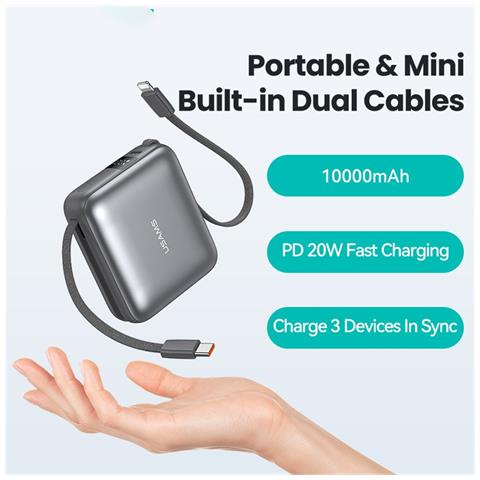 Power Bank - 10000 mAh, 20W - Foto 4