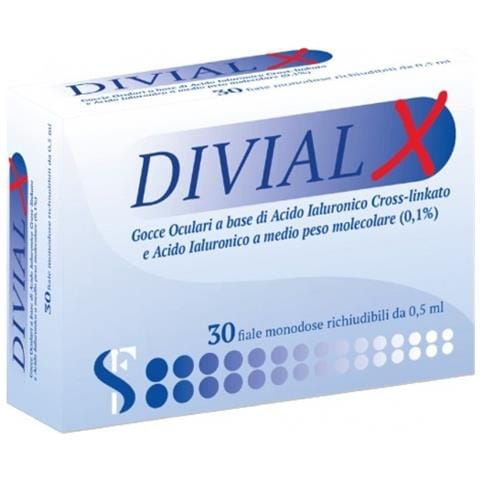 Collirio Divial X 30 Fiale Monodose 0,5 ml - Foto 1