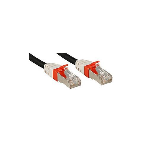 Cavo di Rete Patch Cat. 6 (A) SSTP - S / FTP PIMF 10 GBit privo di alogeni, nero, 0,5m - Foto 5