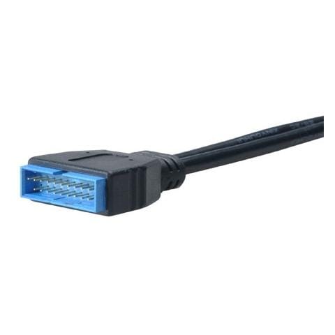 9-pin / 19-pin, USB 3.0 19-pin, USB 2.0 9-pin, Maschio / femmina, Nero, 0,1m - Foto 3