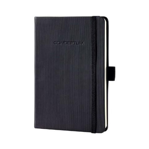 taccuino a6 a righe nero 194pag. hardcover conceptum pure sigel - Foto 1