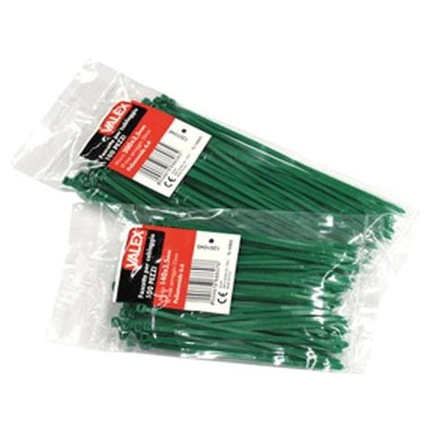 Fascette Per Cablaggio, Verde 200x3,5mm Valex - Foto 1