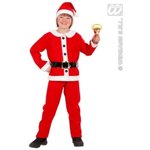 Costume Babbo Natale Flanella Bambino - Foto 1