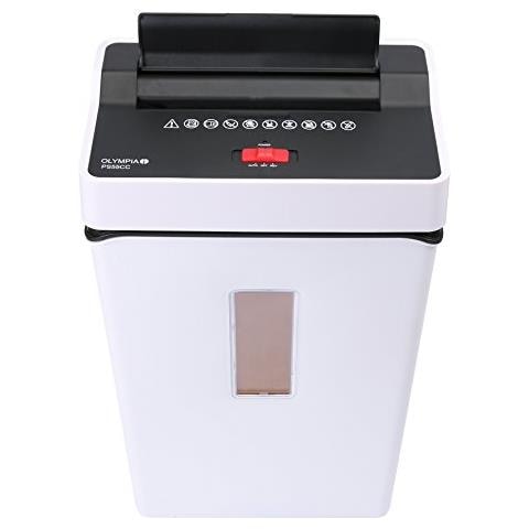 Distruggidocumenti a Particelle PS 55 CC Automatico con cestino da 21L capacità di 10 fogli - Bianco - Foto 1