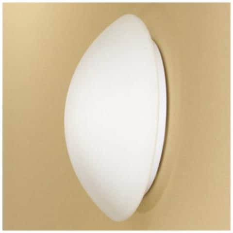 2433-61-102 Plafoniera Pandora Vetro Bianco, E27 1x60w, Ø: 300 Mm. - Foto 1
