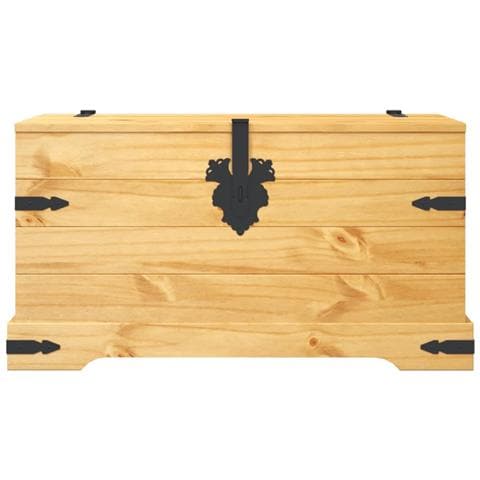 Cassapanca in Pino Messicano Corona Range 91x49,5x47 cm - Foto 7