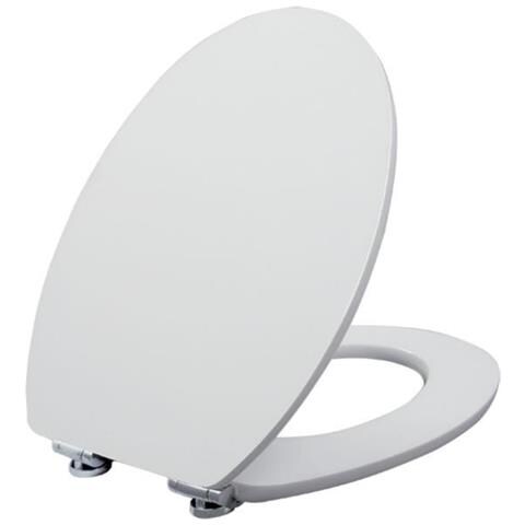 20719794 - Sedile Copri Wc Color Line Diplomat, Chiusura Ammortizzata, Colore: Bianco - Foto 1