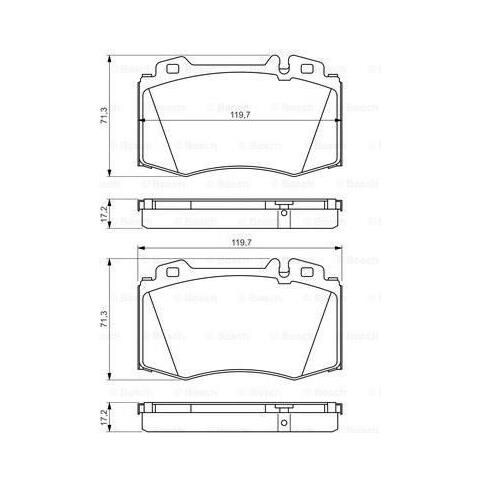 Kit Pastiglie Freno 0.986.494.576 - Foto 1