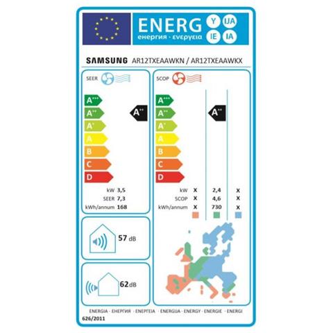 Condizionatore Fisso Monosplit F-AR12AVT Windfree Avant Potenza 12000 BTU / H Classe A++ / A++ Inverter e Wi-Fi - Foto 2