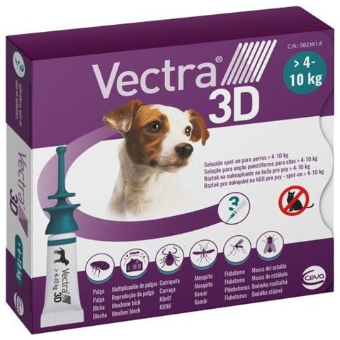 3d 3 Pipette Per Cani: 4 - 10 Kg - Foto 1