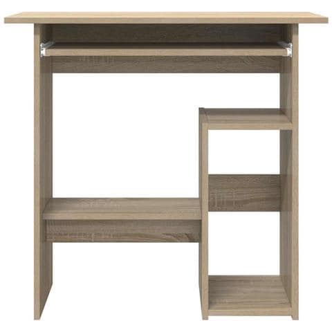 Scrivania Rovere Sonoma 80x45x74 cm in Legno Multistrato - Foto 10