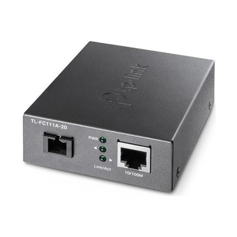 Tp-link Tl-fc111a-20 Convertitore Multimediale Di Rete 100 Mbit/s Modalitã Singola Nero - Foto 2